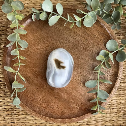 Agat meditationssten (handsten) C