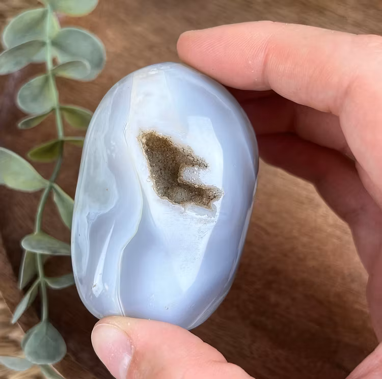 Agat meditationssten (handsten) C