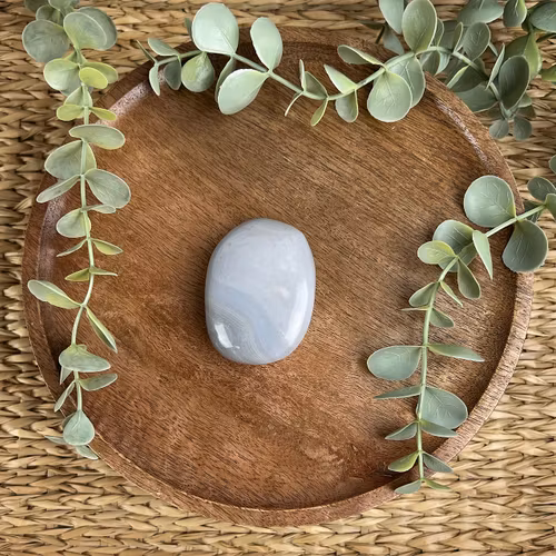 Agat meditationssten (handsten) D