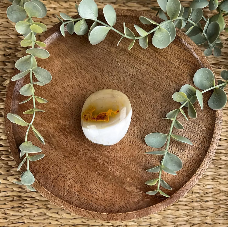 Agat meditationssten (handsten) E