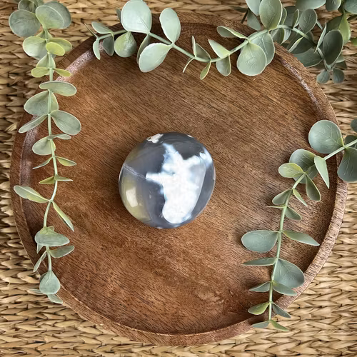 Orca Agat meditationssten (handsten) G