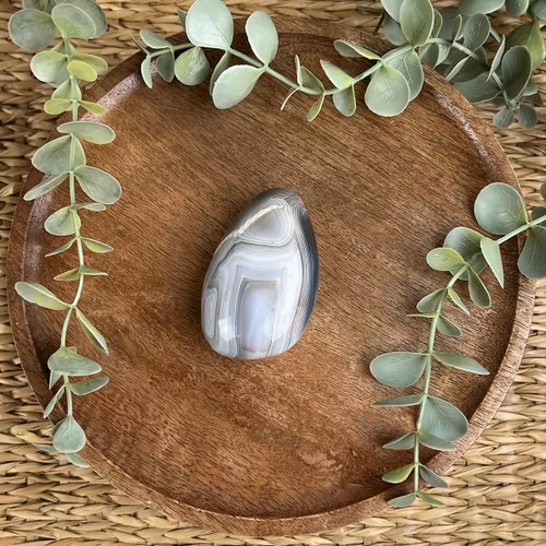 Orca Agat meditationssten (handsten) I