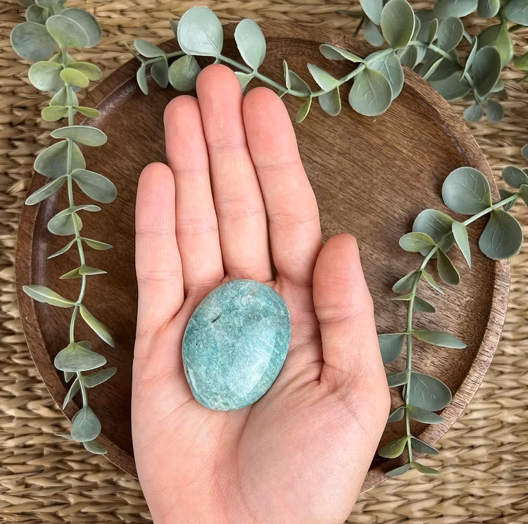 Amazonit meditationssten (handsten) A