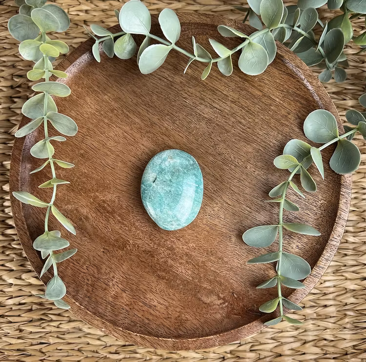 Amazonit meditationssten (handsten) A