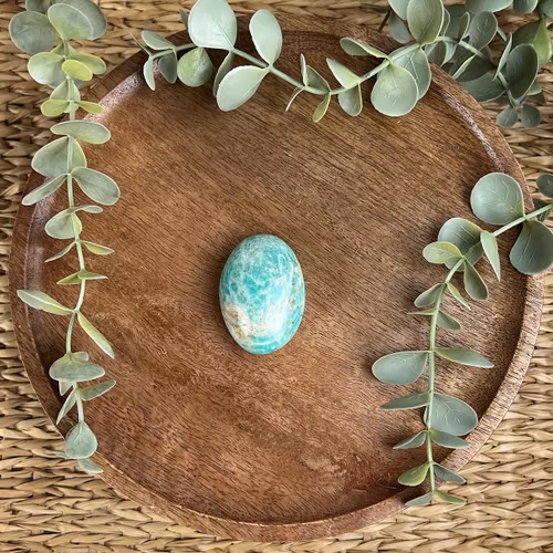 Amazonit meditationssten (handsten) C