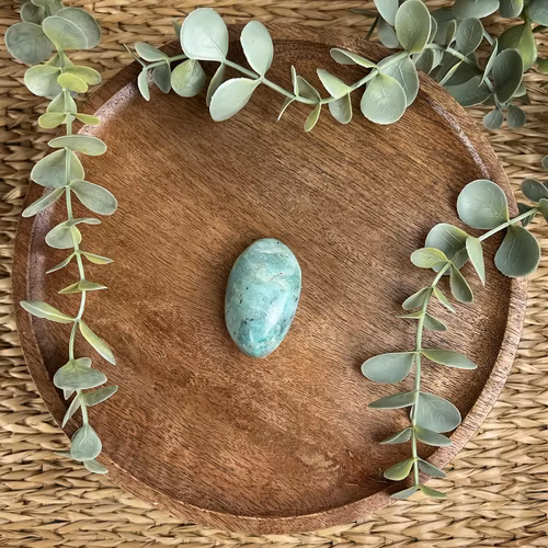 Amazonit meditationssten (handsten) D