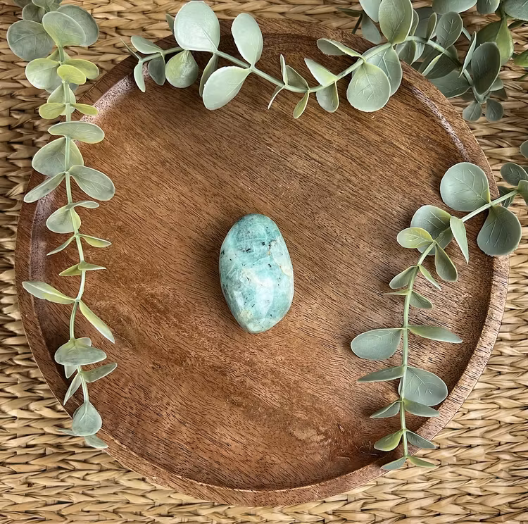 Amazonit meditationssten (handsten) D