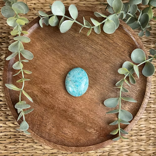 Amazonit meditationssten (handsten) E