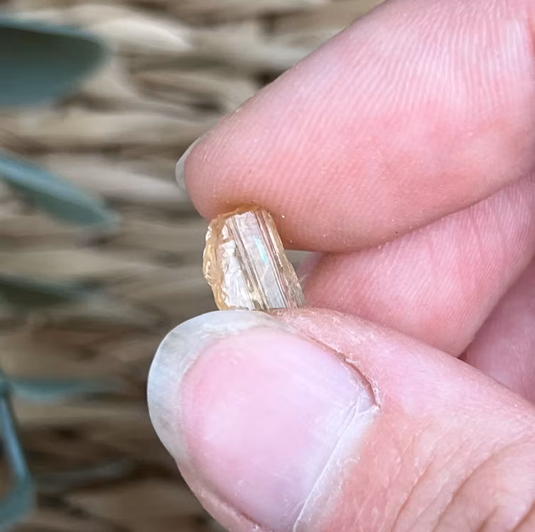 Imperial Topaz råa bitar (mindre)
