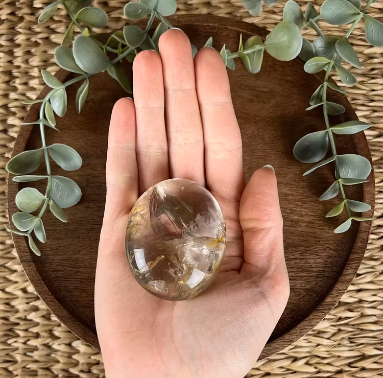 Rökkvarts meditationssten (handsten) D
