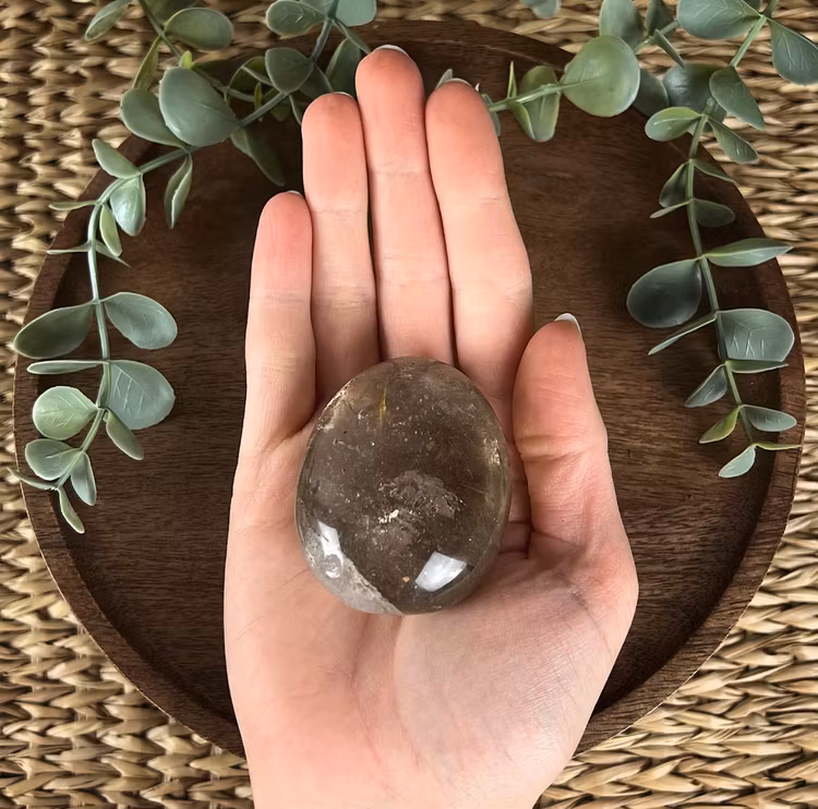 Rökkvarts meditationssten (handsten) E