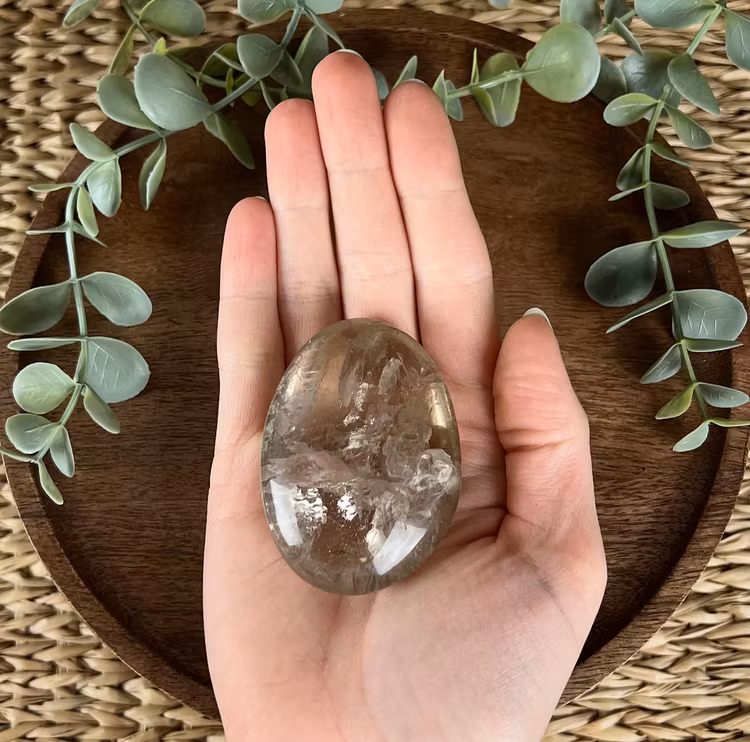 Rökkvarts meditationssten (handsten) F