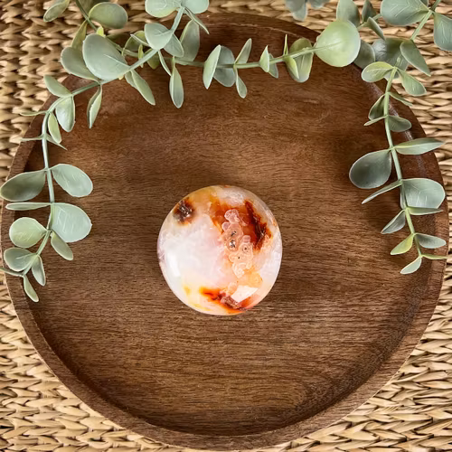 Karneol meditationssten (handsten) C