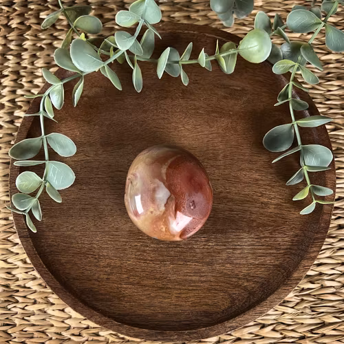 Polykromjaspis meditationssten (handsten) B