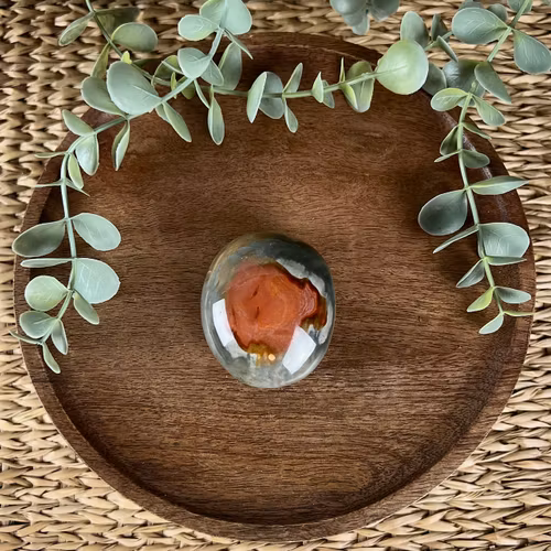 Polykromjaspis meditationssten (handsten) C