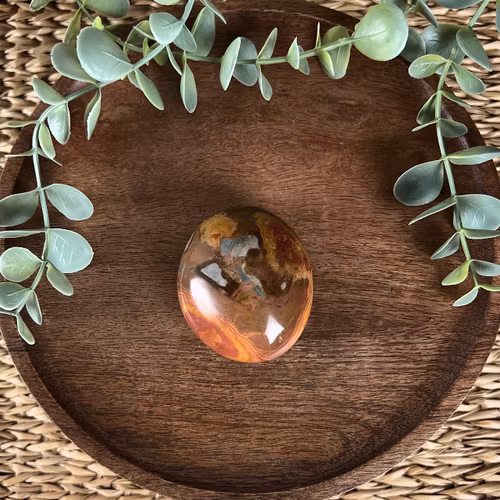 Polykromjaspis meditationssten (handsten) G