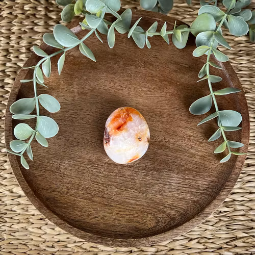 Karneol meditationssten (handsten) C