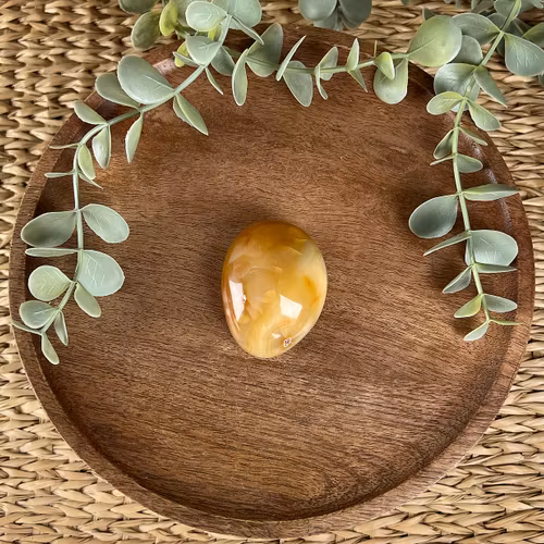 Karneol meditationssten (handsten) C