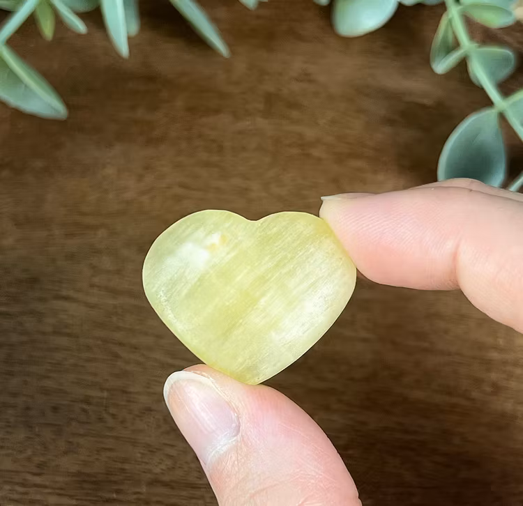 Citronkalcit mindre hjärtan