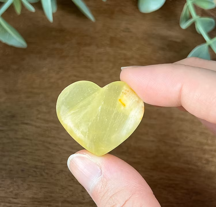 Citronkalcit mindre hjärtan