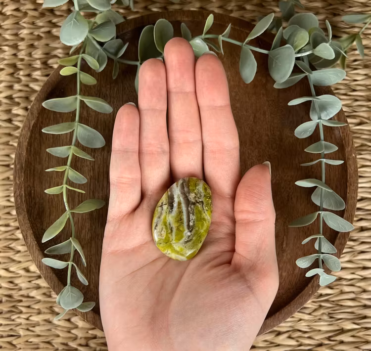 Grön Opal platta B