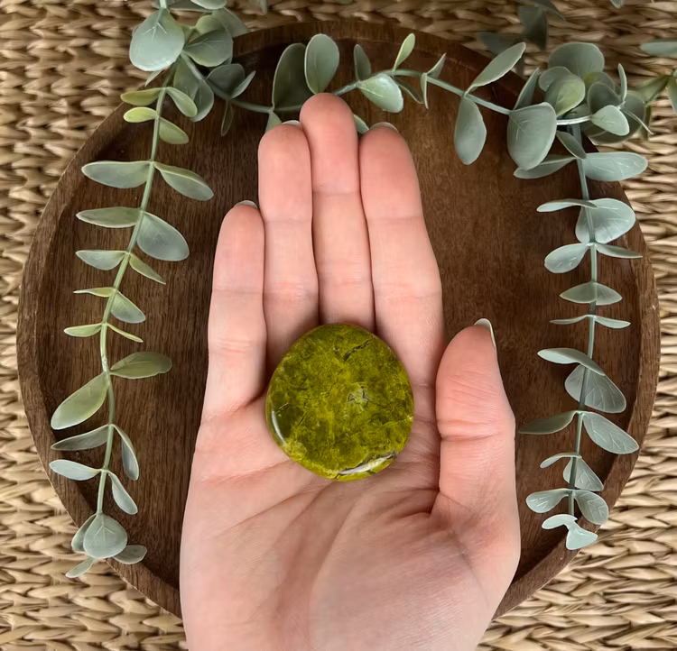 Grön Opal platta D