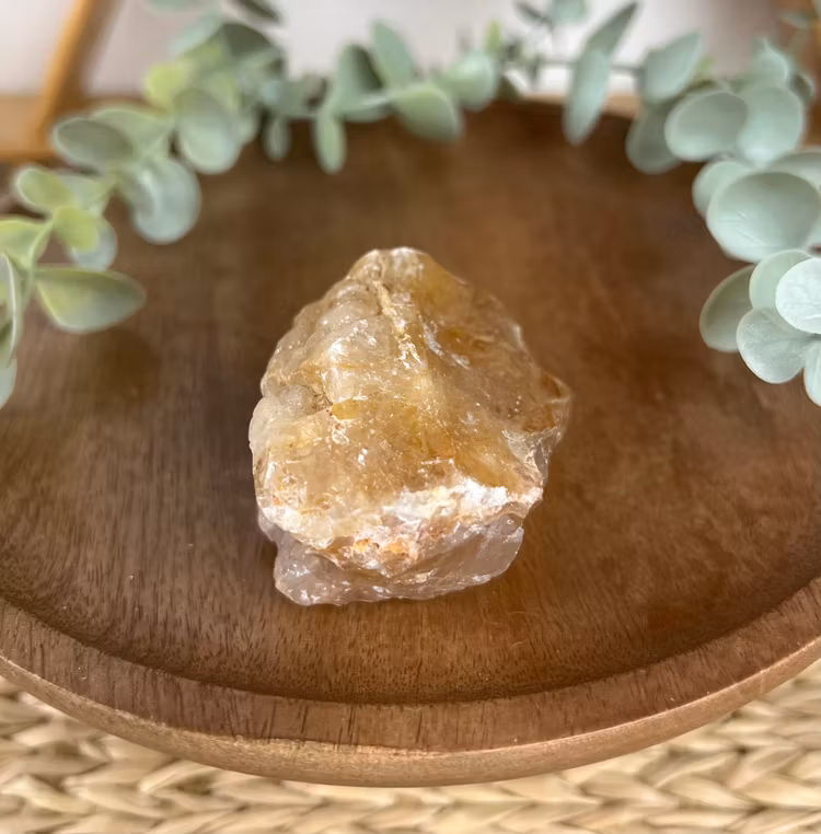Golden Healer (gul hematoidkvarts) rå bit G