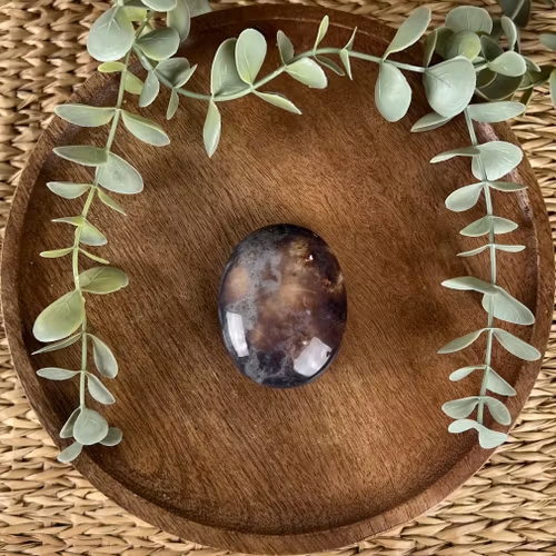 Kvarts/Kalcedon/Hematit handsten A