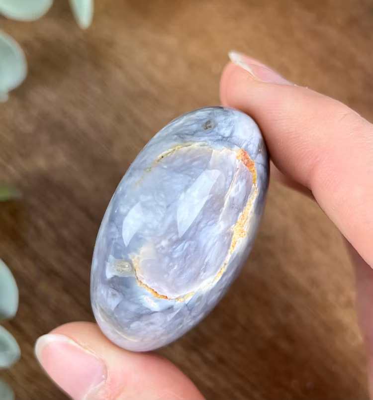 Violett Kalcedon handsten E