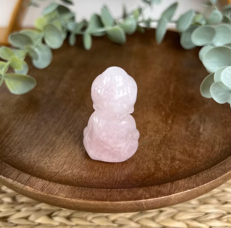 Rosenkvarts buddha A