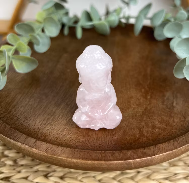 Rosenkvarts buddha A
