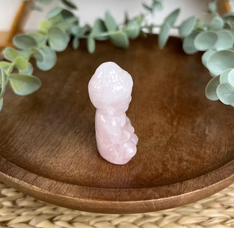 Rosenkvarts buddha A