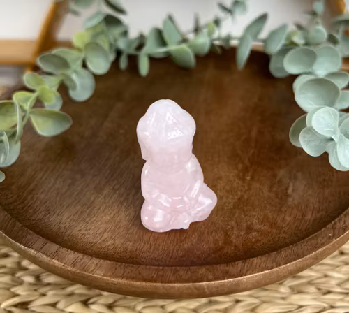 Rosenkvarts buddha B
