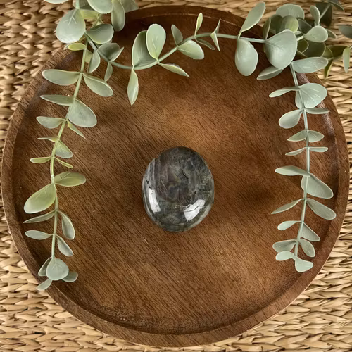 Sunset Labradorit meditationssten (handsten) A