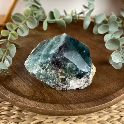 Fluorit halvpolerad spets A