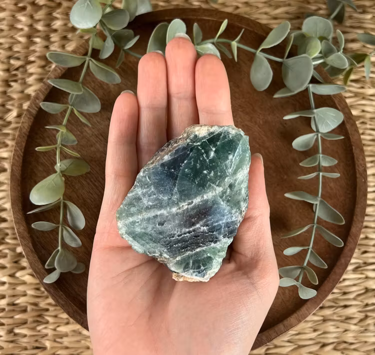 Fluorit halvpolerad spets A