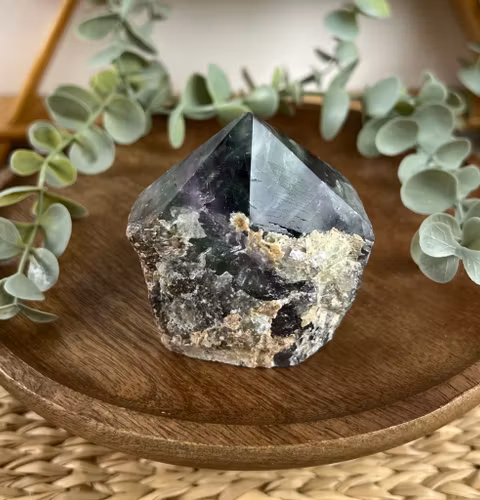 Fluorit halvpolerad spets B