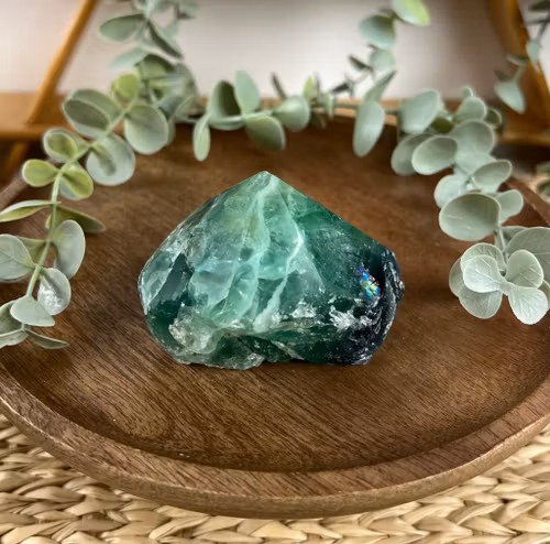 Fluorit halvpolerad spets D