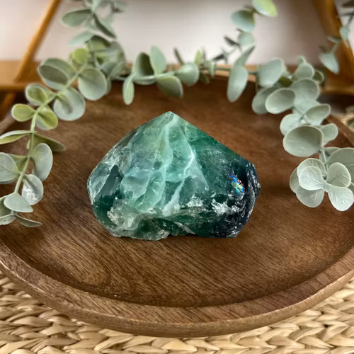 Fluorit halvpolerad spets D