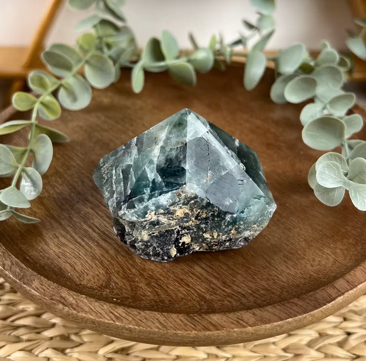 Fluorit halvpolerad spets E