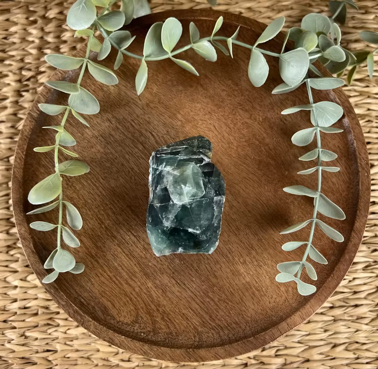 Fluorit halvpolerad spets E