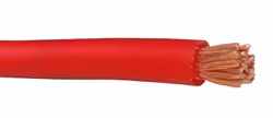 10 mm2 Strömkabel röd CCA 5 meter