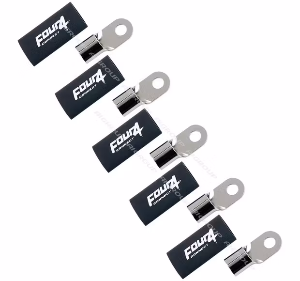 4Connect 4-690963 M8 Ring Kabelsko 35mm², 5x Svart