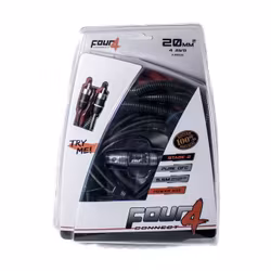 4CONNECT 4-800220 STAGE2 20mm2 OFC-Kabelkit För Slutsteg