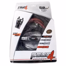 4CONNECT 4-800250 STAGE2 50mm2 OFC-Kabelkit För Slutsteg