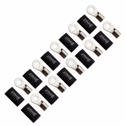 4Connect 4-690962 M8 Ring Kabelsko 20mm², 10x Svart