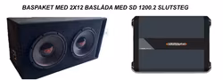 Dubbel 12" DD Audio + SD 1200.1 2ohm