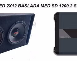 Dubbel 12" DD Audio + SD 1200.1 2ohm