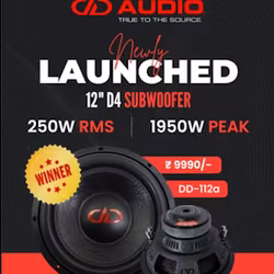 7. DD Audio 112a-D4 - 1950W Peak