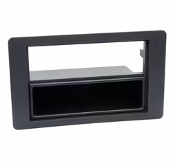 1-Din frontplatta med ficka 2,5cm